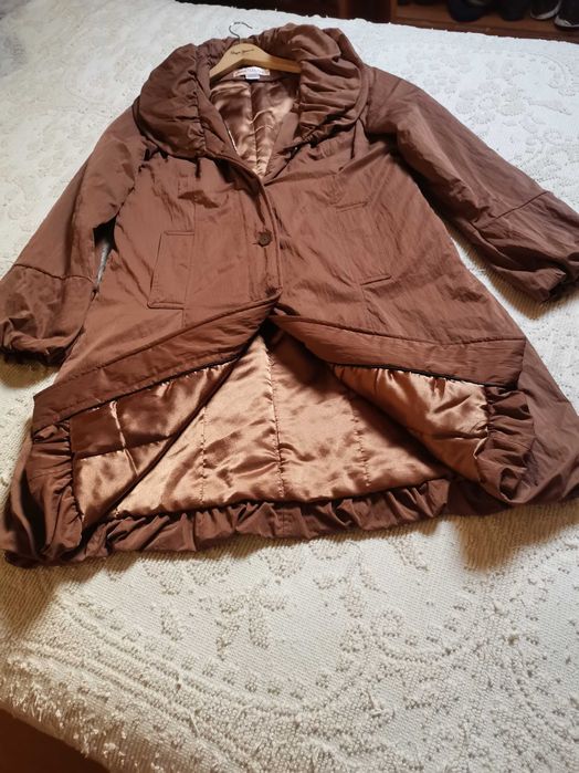 Casaco comprido de mulher