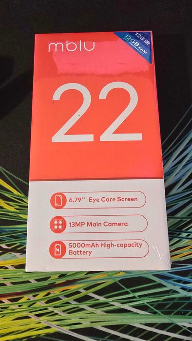 MEIZU Mblu 22, 4+8/128 Гб. Новий, синій. Глобальна версія