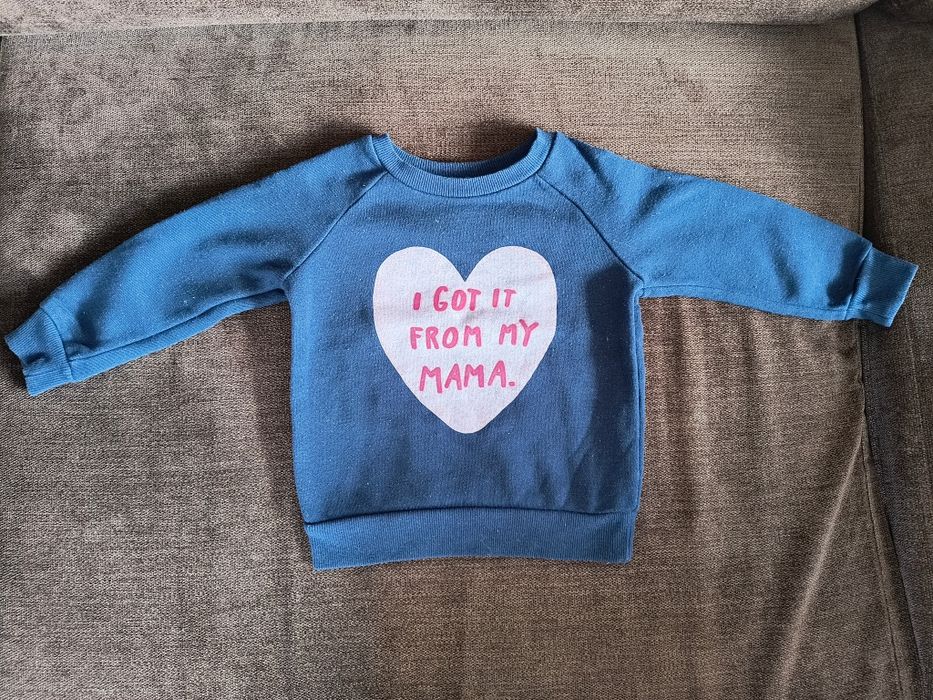 Komplet dresowy bluza i spodnie roz 80 Primark