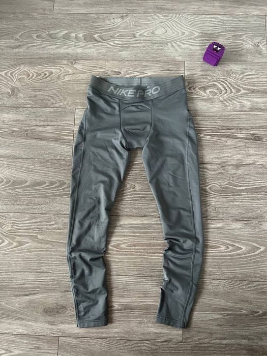 Leginsy Ciepły Termiczne Spodnie Nike Pro Combat Termo Dri-Fit