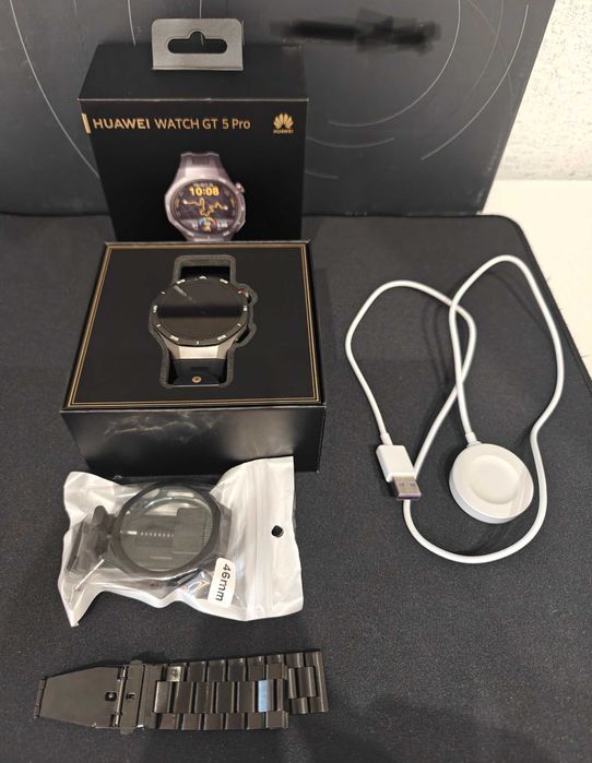 Huawei watch gt 5 pro 46mm black | Гарантія | Ідеальний стан