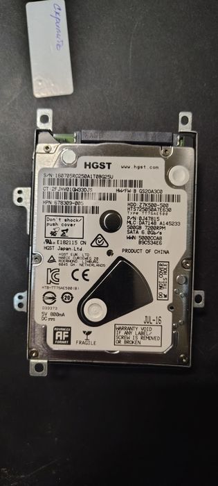 Жорсткі диски 2.5, 3.5"