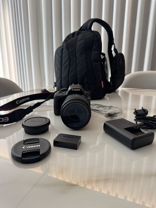 Máquina fotográfica Reflex CANON EOS 100D EF-S 18-55MM IS