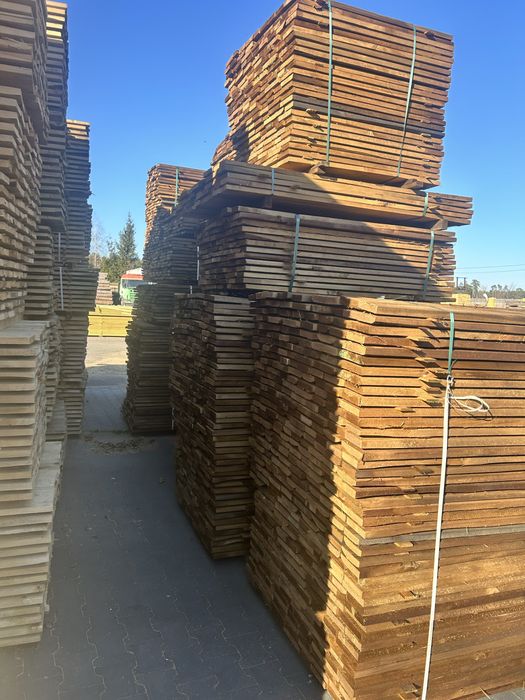 Tarcica sosnowa calówka, deska szalunkowa 25mm, surowa, impregnowana