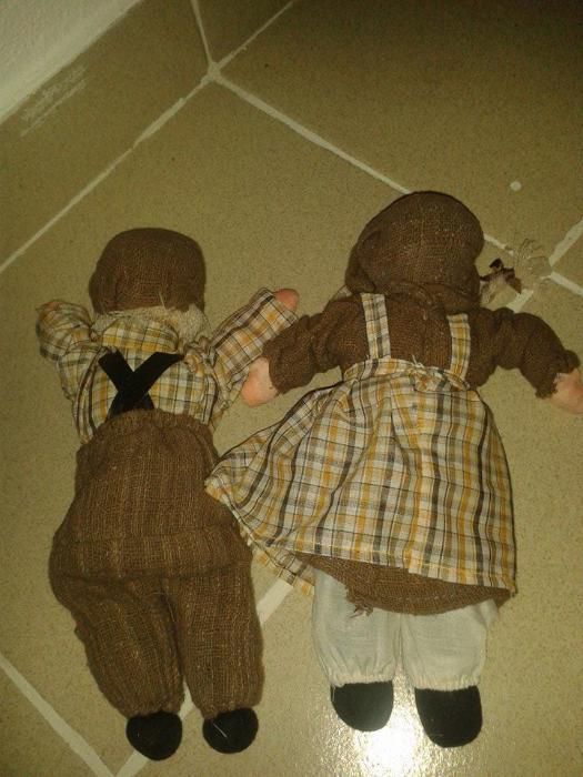 Casal de bonecos de Porcelana