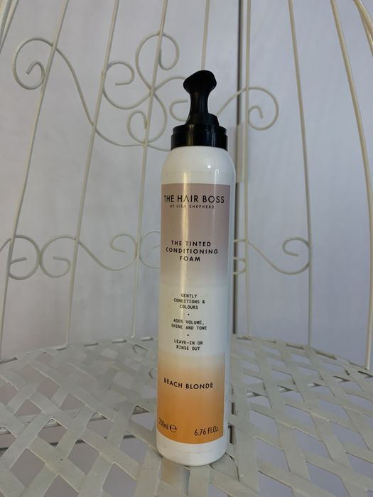 Пена для волос с оттенком блонд