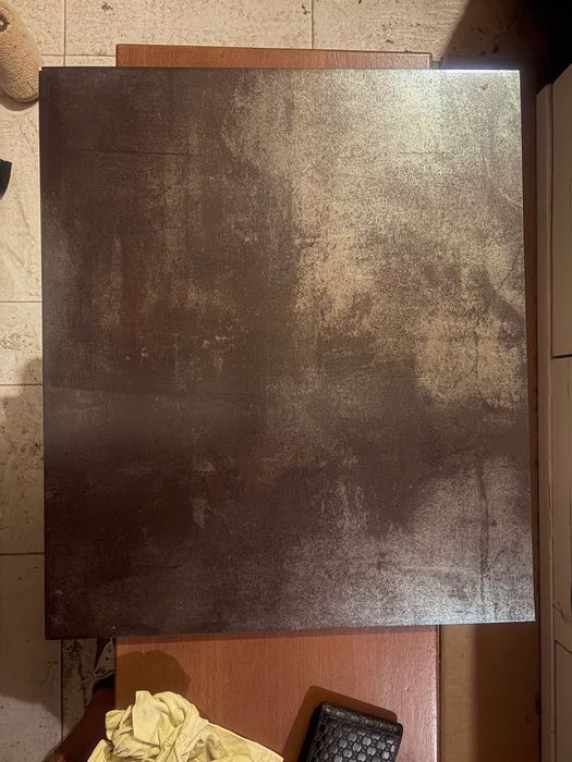 Sobras de Obra: Cerâmica Menhir Antracite 60x60 Saloni (Leroy Merlin)