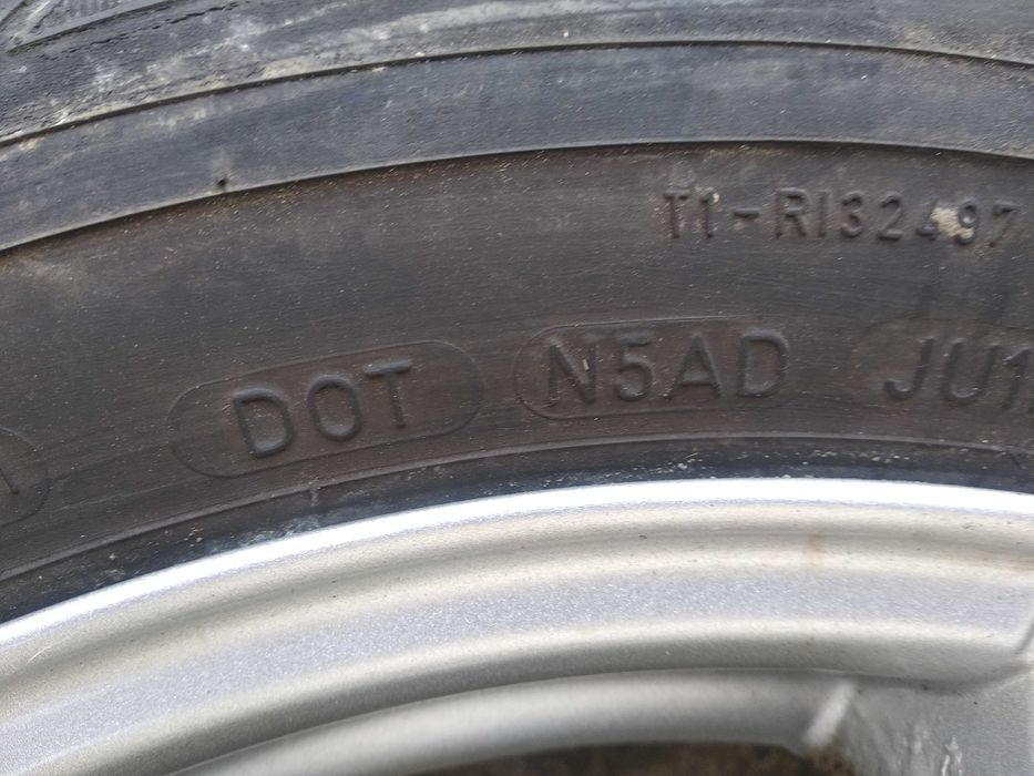 Диски PLW 4х100  ET38 6,5j Dunlop зима 185/65/15  4-5мм RENAULT VW FIAT Doblo NISSAN OPEL MAZDA