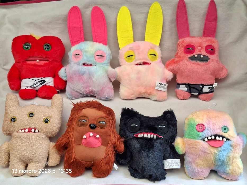 Fuggler мякі іграшки фуглер фаглер багато видів  22 см тік ток