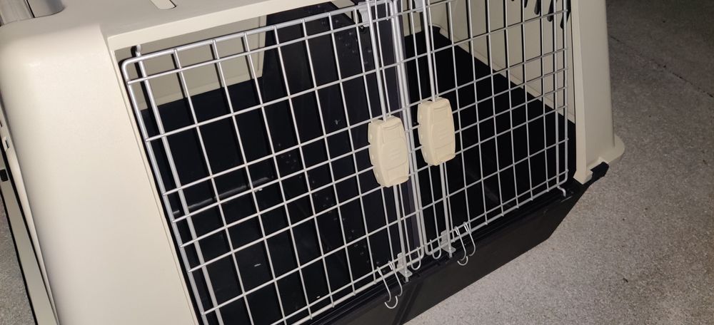Transportadora dupla para cães/gatos