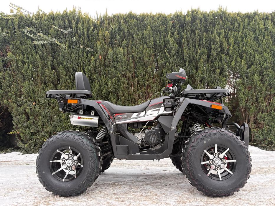 DUŻY QUAD 200CC Asix FOURCRAFT oparcie wyciągarka alufelgi raty dostaw