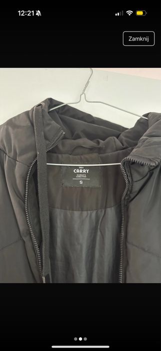 Kurtka pikowana czarna