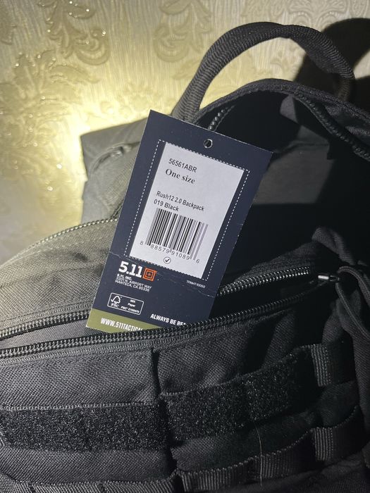 Тактичний рюкзак 5.11 Rush 12 2.0 black (24 літри)