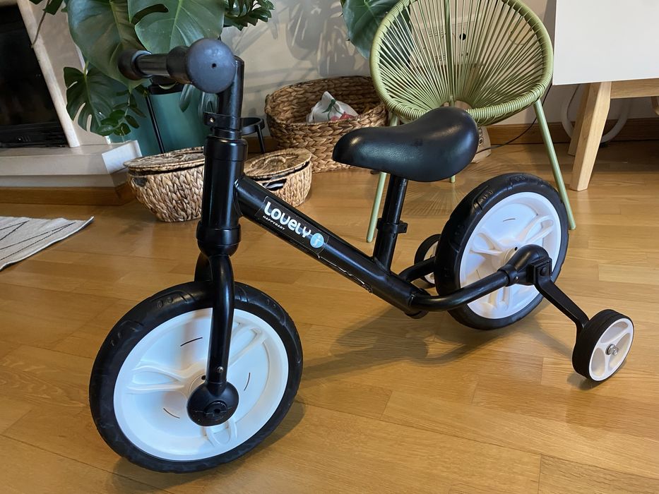 Bocicleta HOMCOM com pedais e rodas removiveis