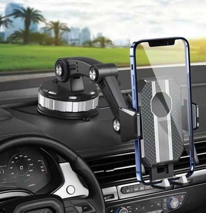 Uchwyt do samochodu samochodowy na telefon szybę kokpit mocny do szyby
