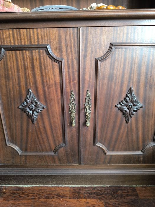 Estante de sala madeira antiga