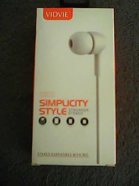 Słuchawki Vidvie Białe