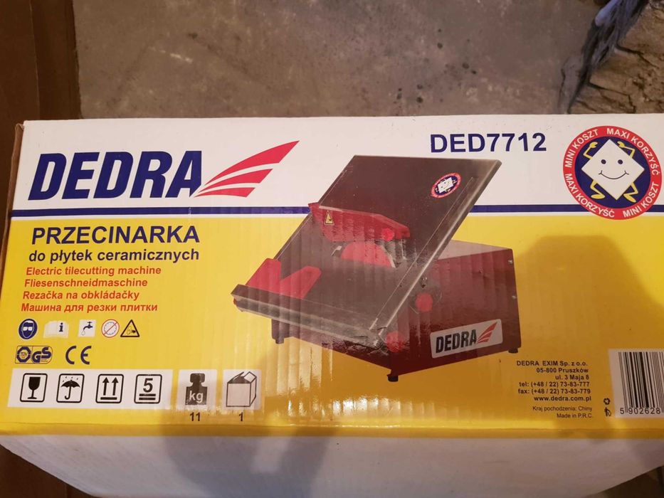 Przecinarka DERDA do płytek ceramicznych DED7712