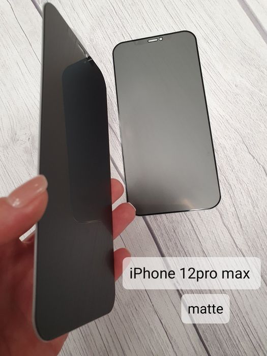 Защитное стекло Антишпион Матовые Айфон Iphone 13 pro Max Захисне скло