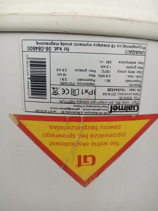 Bojler Neptun classic elektryczny + wężowica do c.o