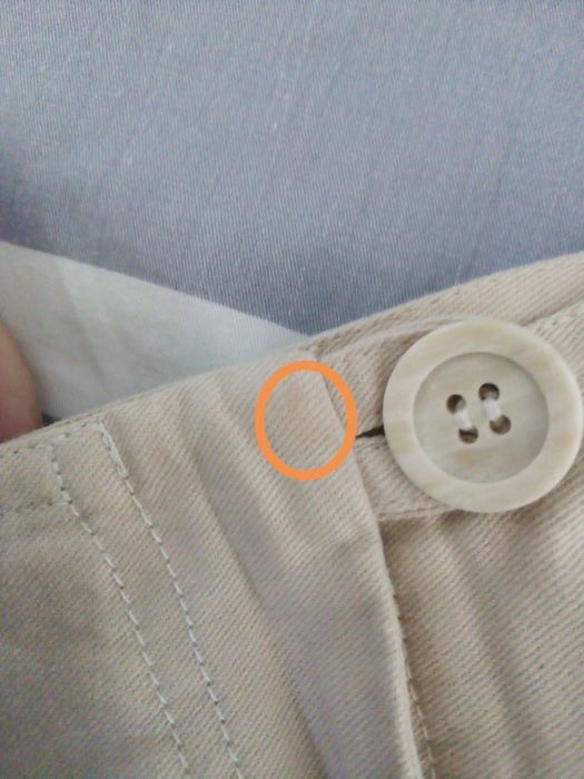 Spódnica do kolan ecru beż vintage lata 90. roz. S/M