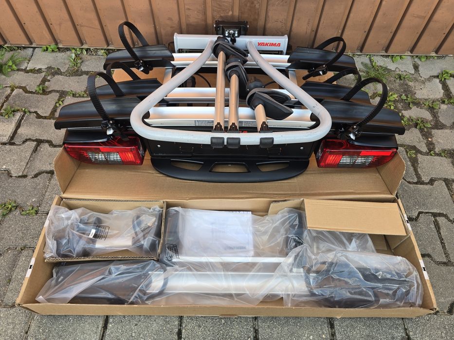 Bagażnik rowerowy na hak YAKIMA JUSTCLICK na 3+1 4 rower adapter thule