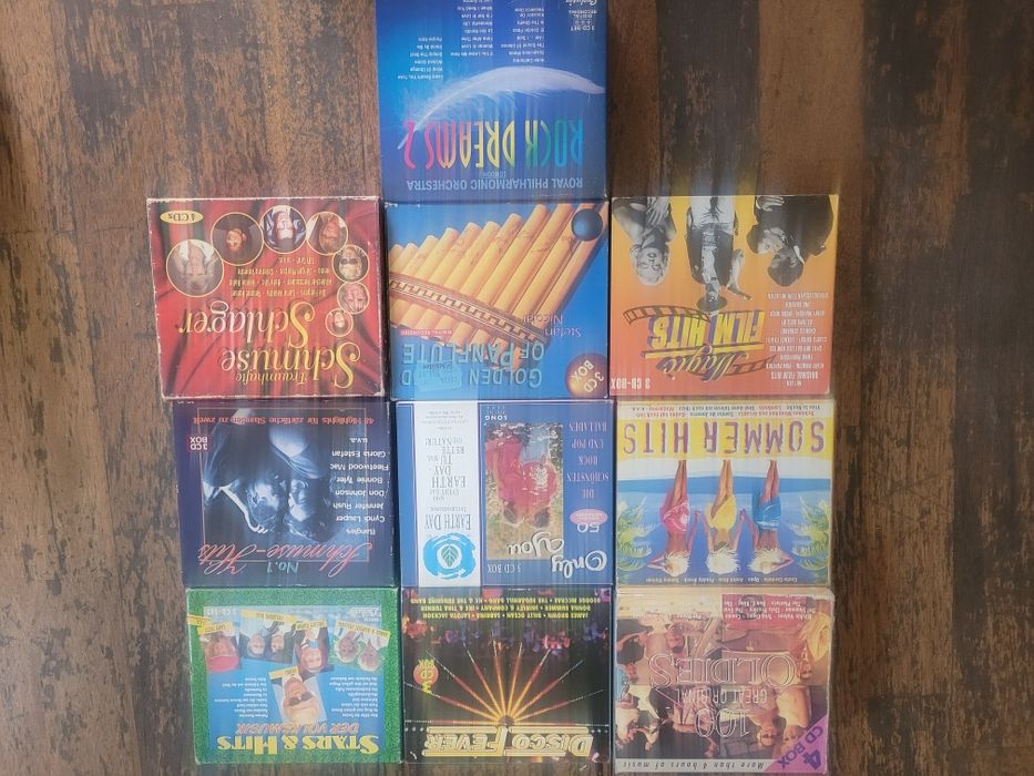CD x 32 Boxy tematyczne 10 szt. / vide opis