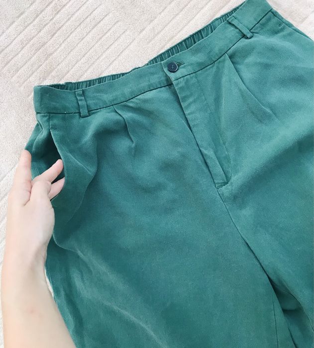 Брюки бананы ZARA M L, с косыми карманами, высокая посадка, оверсайз