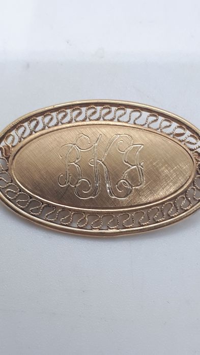 Винтажная брошь 14к.