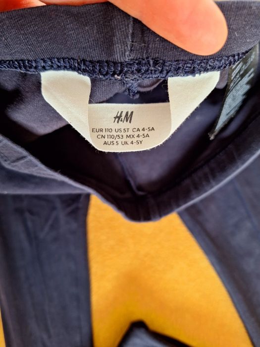 Legginsy h&m dla bliźniaczek 110