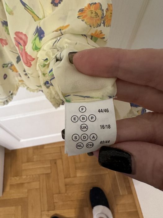 Nocna koszulka w kwiaty