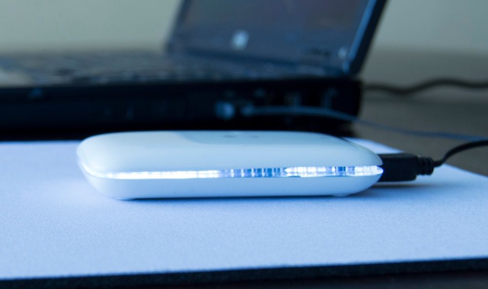 Ultra-thin optical mouse with extendable cable and bag (NEW)64552022999426121