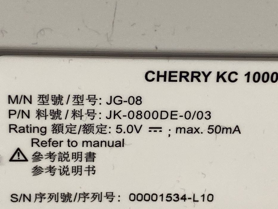 Клавіатура   ( нова) CHERRY KC 1000