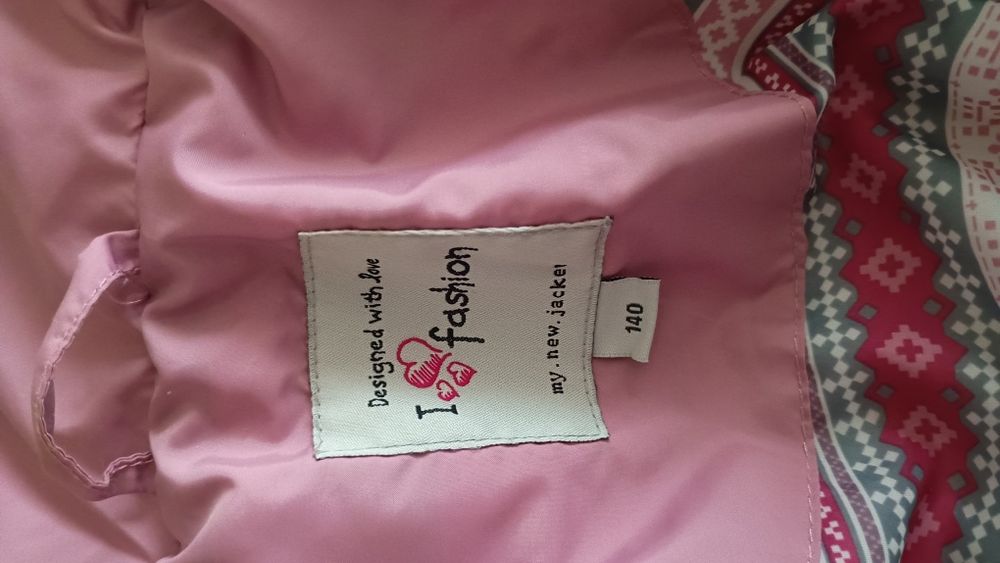 Kurtka dziewczęca Pocopiano 140cm