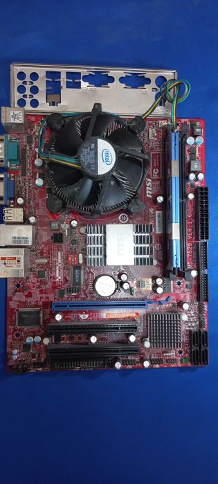 материнская плата MSI G31TM-P35 + Xeon E5420 +2Gb+куллер