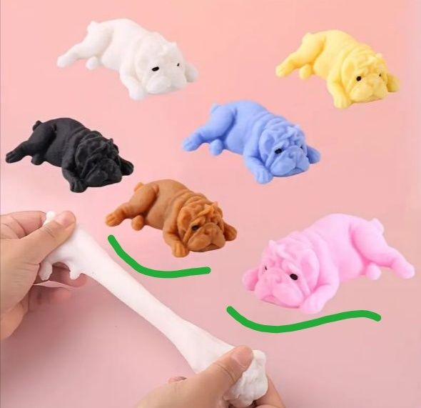 Подарок Большая Таба Собака Антистресс Аниме Сквиш Пес Лапка ТокаБока