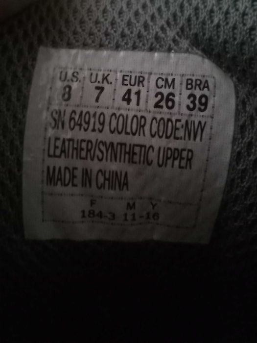 Мужские кожаные кроссовки SKECHERS 42 p.