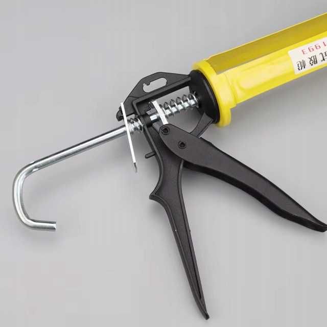 Wyciskacz pistolet do silikonu kleju fug akrylu gęstych mas lekki