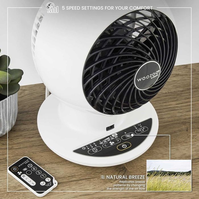 Ventoinha ventilador oscilante silencioso controlo remoto VÁRIAS CORES