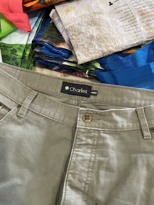 calcas charles 48 tons verde