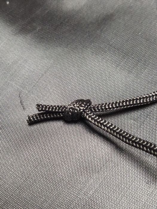 Czarny worek sportowy plecak torba trening szkola