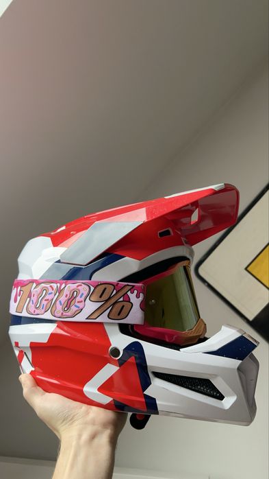 Gogle MX Cross Enduro narty MTB 100%