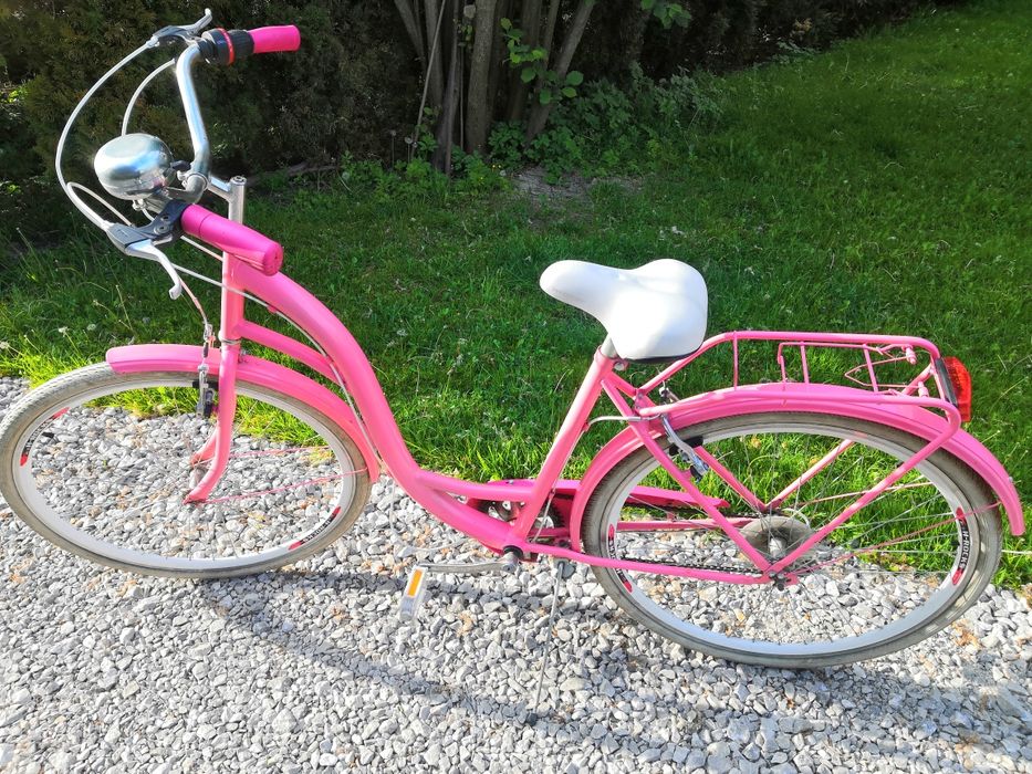 Rower Dallas City różowy damski damka