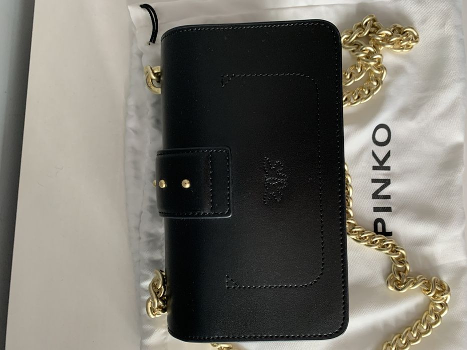 PINKO torebka Love One Mini czarna ORYGINALNA