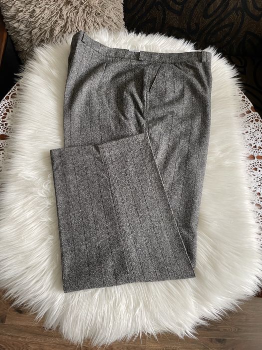 62% wełna , 10 % jedwab, damskie spodnie wełniane ciepłe