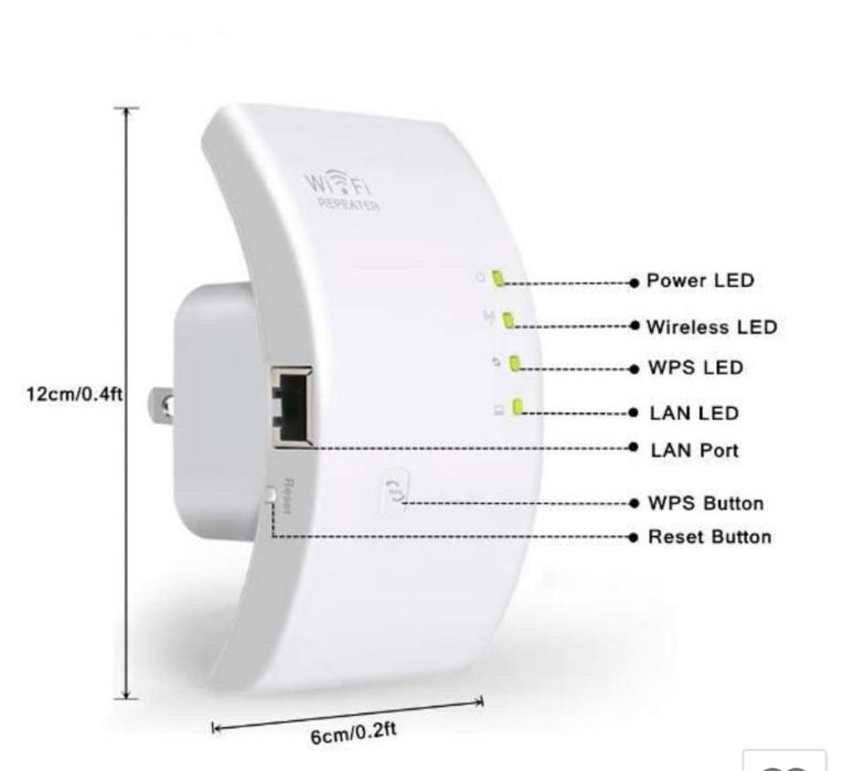 Bezprzewodowy Wzmacniacz WiFi Repeater Routera Wzmacniacz Sygnatu WiFi