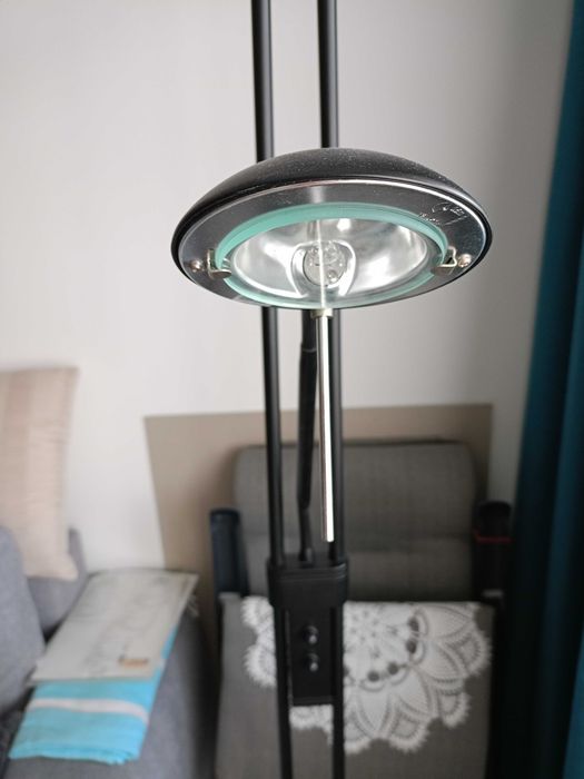 Lampa stojąca ze ściemniaczem , 2 źródła światła