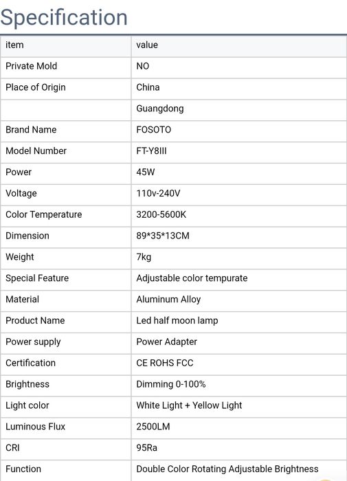 Luz moderna para salão estética Ft-y9ii Preto diamante SELADO