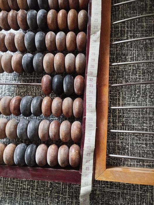 Счёты деревянные  массажёр для ног  спины СССР