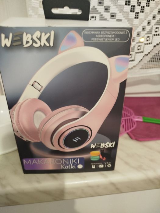 Słuchawki bezprzewodowe bluetooth kolor czarne